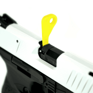 .22 Pistol and Action Air Breech Flag